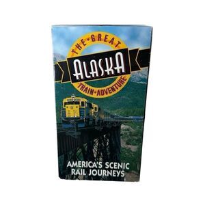 The Great Alaska Train Adventures VHS Railroads Boxed Tape Set 1996 Acorn Media